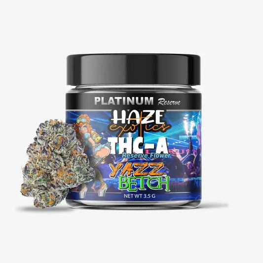 THC-A FLOWER / YAZZ BETCH / HAZE EXOTICS PLATINUM RESERVE