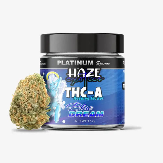 THC-A FLOWER BLUE DREAM HAZE EXOTICS PLATINUM RESERVE