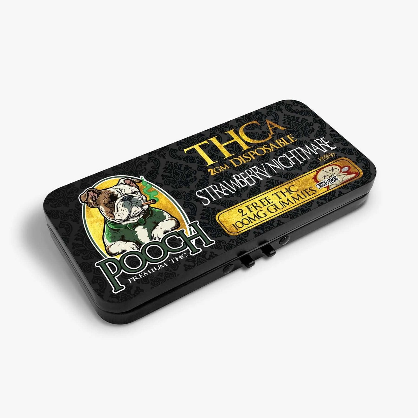 2 gram THC-A disposable, strawberry nightmare