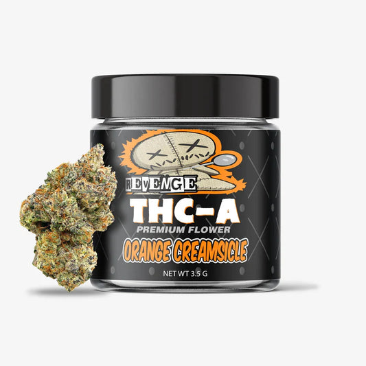 THC-A FLOWER / ORANGE CREAMSICLE / 3.5G JAR / REVENGE