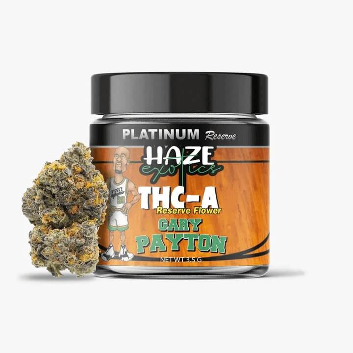 THC-A FLOWER / GARY PAYTON / HAZE EXOTICS PLATINUM RESERVE - lakenormanhempco