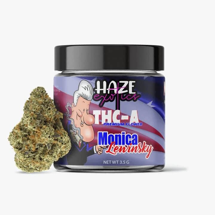 THC-A FLOWER / MONICA LEWINSKY / HAZE EXOTICS - lakenormanhempco